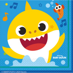 Baby Shark Napkins 33cm -16 napkins