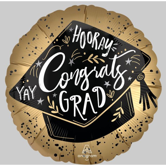 SS:STN Grad Achievement Burst Super Shape Foil Balloon