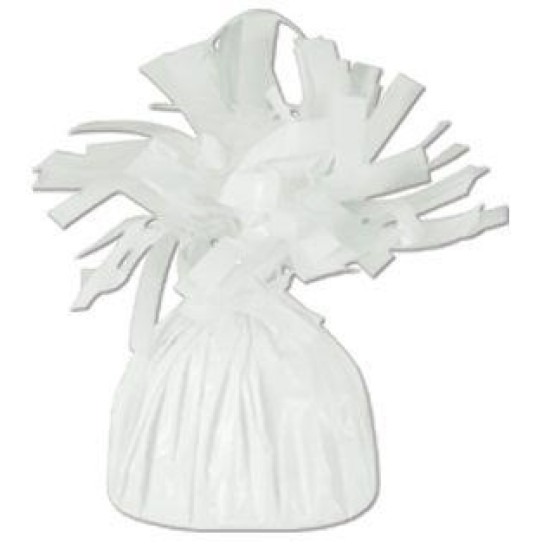 Balloon Weight Foil : White