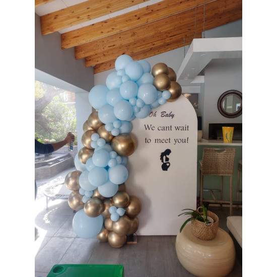 Baby 1 Piece White Board Garland