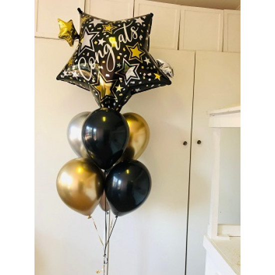 Congrats Star 7 Balloon Bouquet