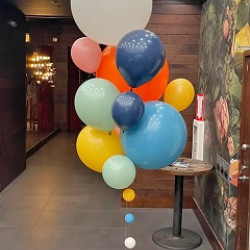 Organic 10 Balloon Bouquet