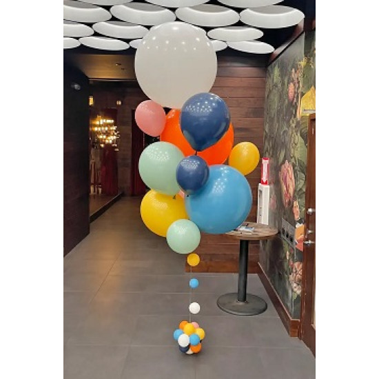Organic 10 Balloon Bouquet