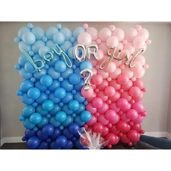Gender Reveal Link Wall 2x2m