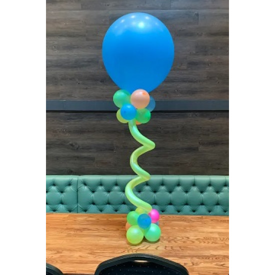 Zigzag 18 Inch Table Centerpiece-We don't have Chrome colours in 18inch balloons