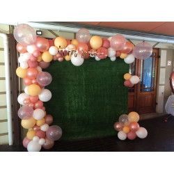 Grass Wall Backdrop-No Balloons