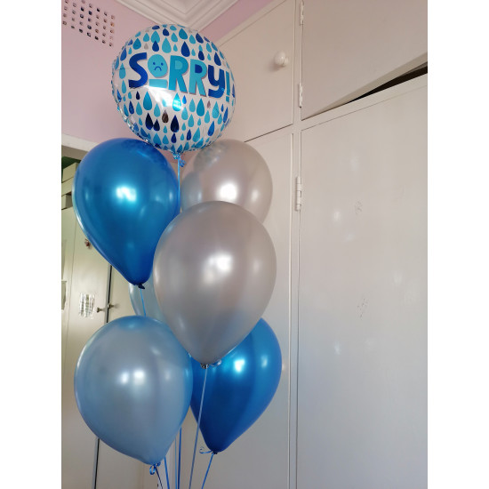 Sorry Raindrops Balloon Bouquet