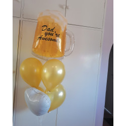 Beer Mug Balloon Bouquet