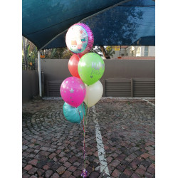 Peppa 6 Balloon Bouquet