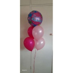 Sprinkles and Sparkles 5 Balloon Bouquet