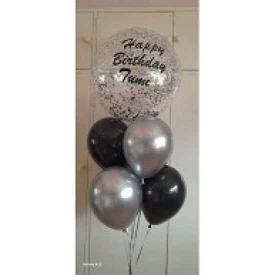 Ash Personalized Balloon Bouquet