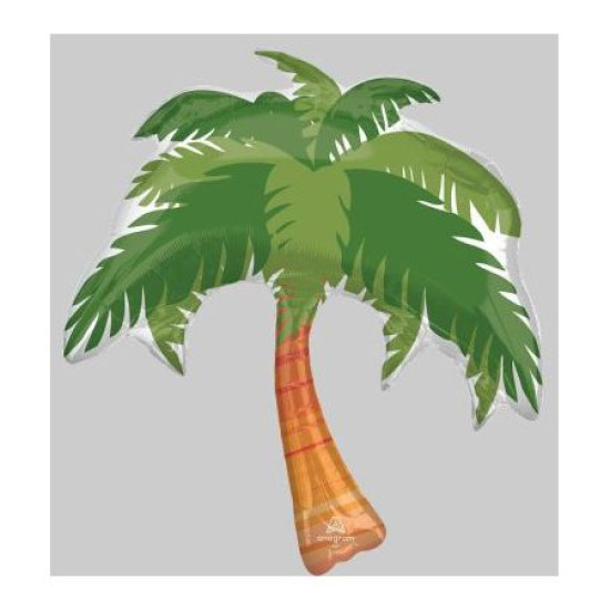 Beach Life Palm Tree Super shape foil