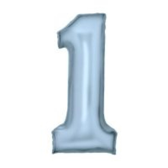 Silk Pastel Blue 1-86cm Height
