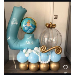 Cinderella/Princess Balloon Tower