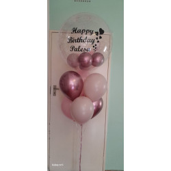 Pink hues personalized bouquet