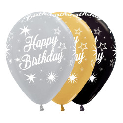 Sparkling HBday Metallic