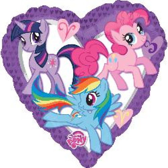 Foil Balloons - Cartoon Characters - My Little Pony Heart