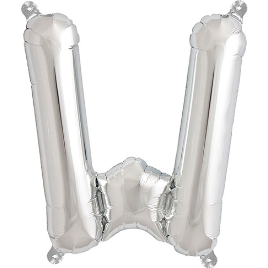 Letter W Silver