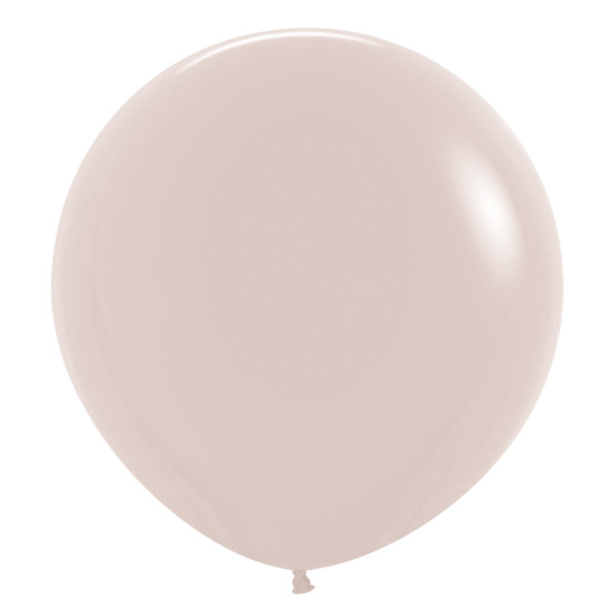 24inch:Fashion Solid White Sand Big round