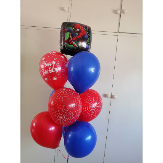 Spiderman Balloon Bouquet