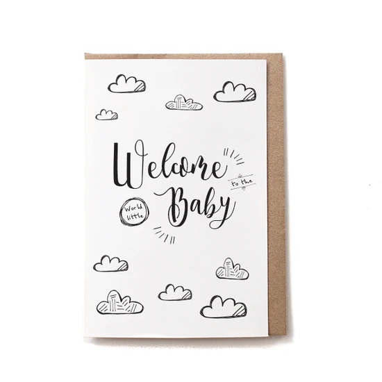 Welcome baby Greeting Card
